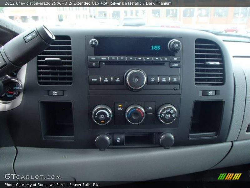 Silver Ice Metallic / Dark Titanium 2013 Chevrolet Silverado 2500HD LS Extended Cab 4x4