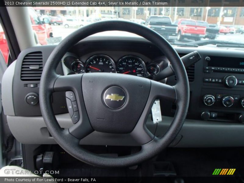Silver Ice Metallic / Dark Titanium 2013 Chevrolet Silverado 2500HD LS Extended Cab 4x4