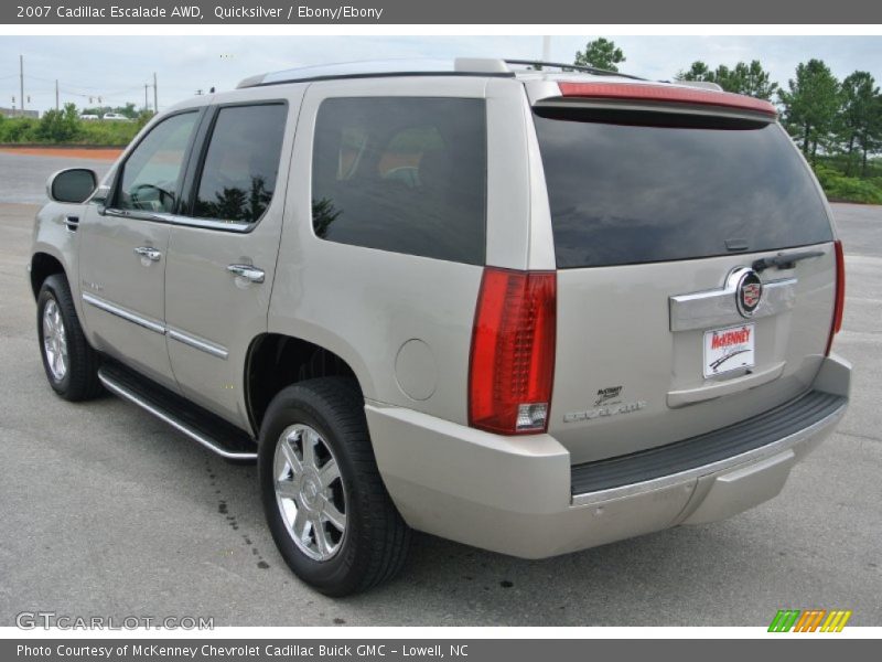 Quicksilver / Ebony/Ebony 2007 Cadillac Escalade AWD
