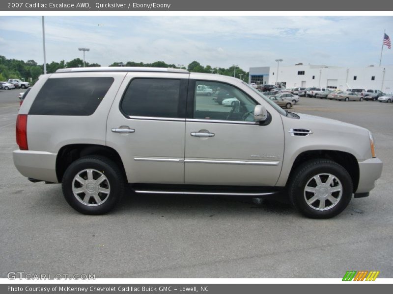 Quicksilver / Ebony/Ebony 2007 Cadillac Escalade AWD