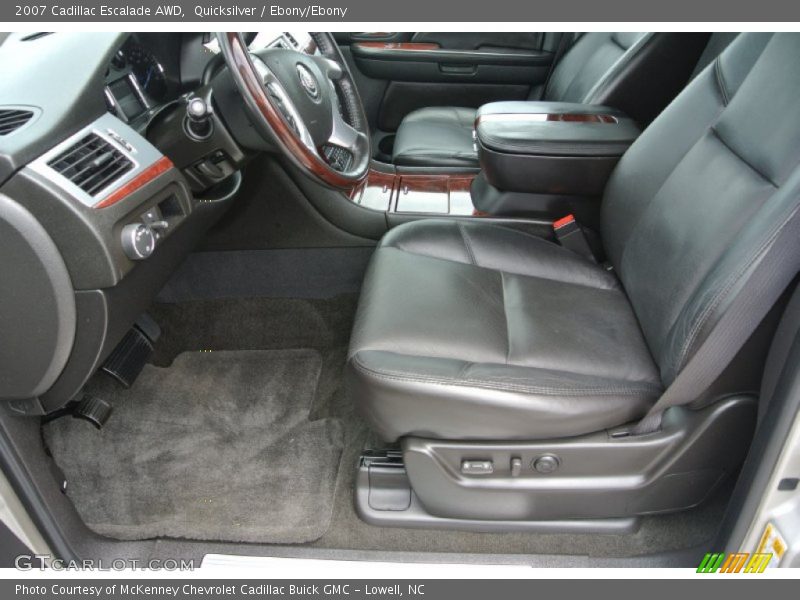 Quicksilver / Ebony/Ebony 2007 Cadillac Escalade AWD