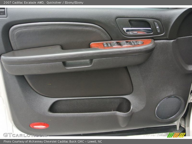 Quicksilver / Ebony/Ebony 2007 Cadillac Escalade AWD