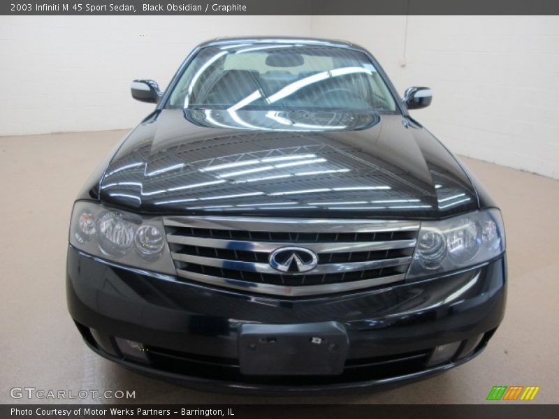 Black Obsidian / Graphite 2003 Infiniti M 45 Sport Sedan