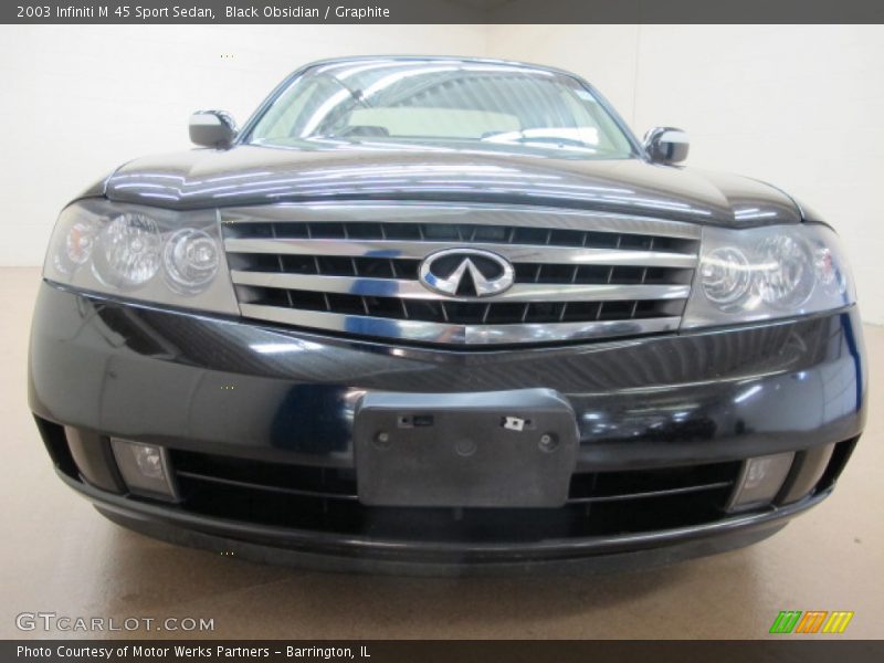 Black Obsidian / Graphite 2003 Infiniti M 45 Sport Sedan