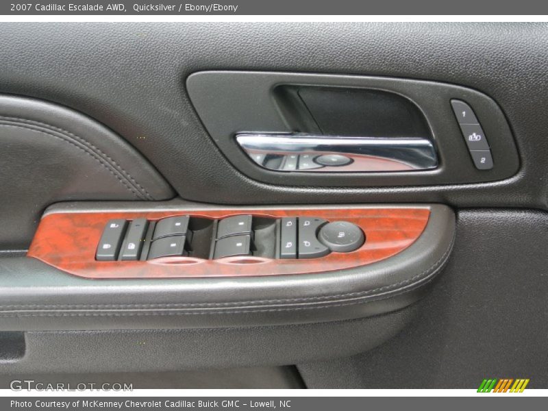 Quicksilver / Ebony/Ebony 2007 Cadillac Escalade AWD