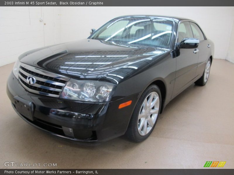 Black Obsidian / Graphite 2003 Infiniti M 45 Sport Sedan