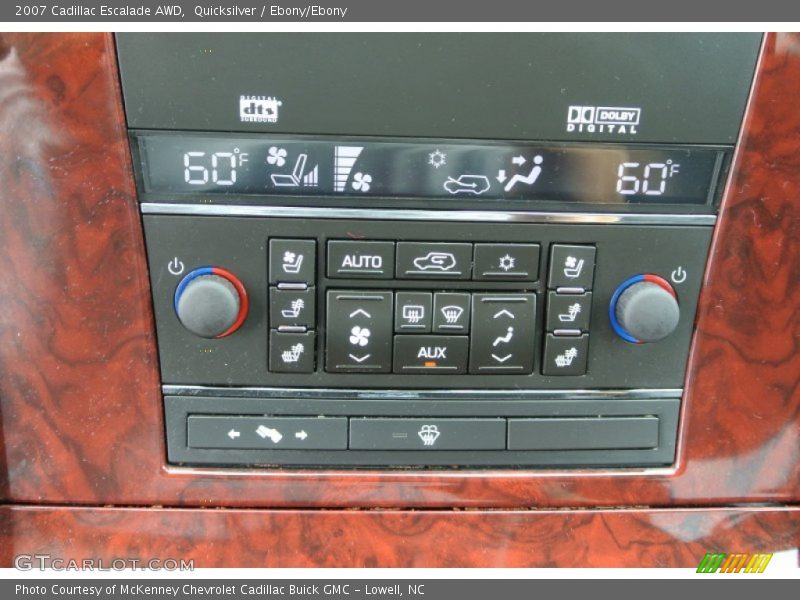 Quicksilver / Ebony/Ebony 2007 Cadillac Escalade AWD