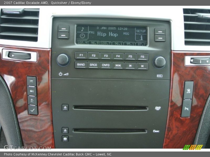 Quicksilver / Ebony/Ebony 2007 Cadillac Escalade AWD