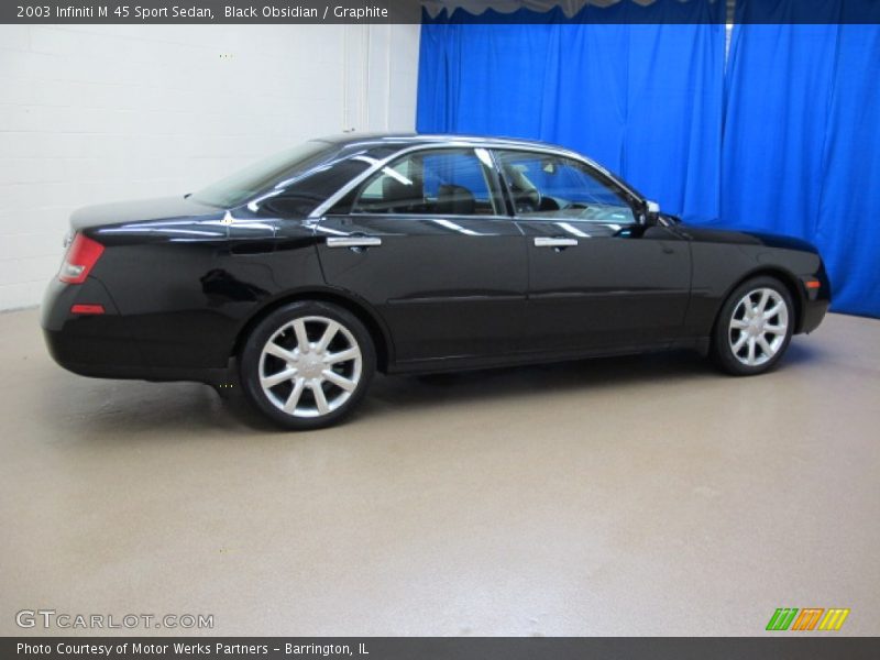 Black Obsidian / Graphite 2003 Infiniti M 45 Sport Sedan