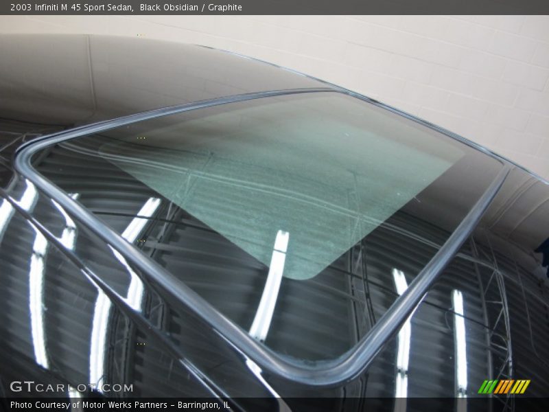 Black Obsidian / Graphite 2003 Infiniti M 45 Sport Sedan