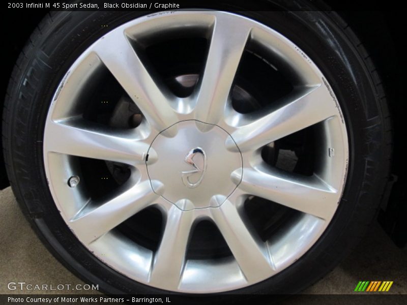 Black Obsidian / Graphite 2003 Infiniti M 45 Sport Sedan
