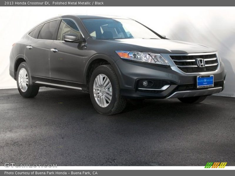 Polished Metal Metallic / Black 2013 Honda Crosstour EX