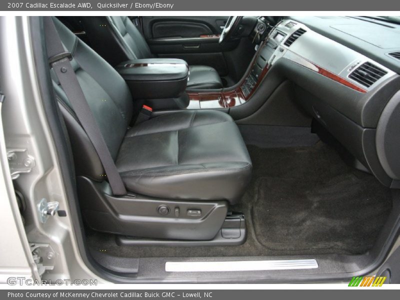 Quicksilver / Ebony/Ebony 2007 Cadillac Escalade AWD