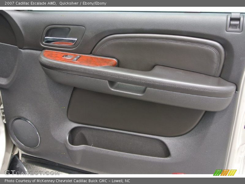 Quicksilver / Ebony/Ebony 2007 Cadillac Escalade AWD