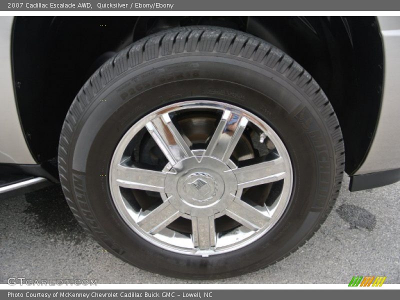 Quicksilver / Ebony/Ebony 2007 Cadillac Escalade AWD