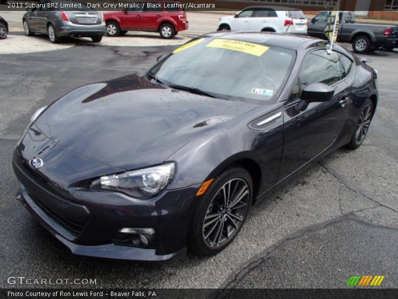 Dark Grey Metallic / Black Leather/Alcantara 2013 Subaru BRZ Limited