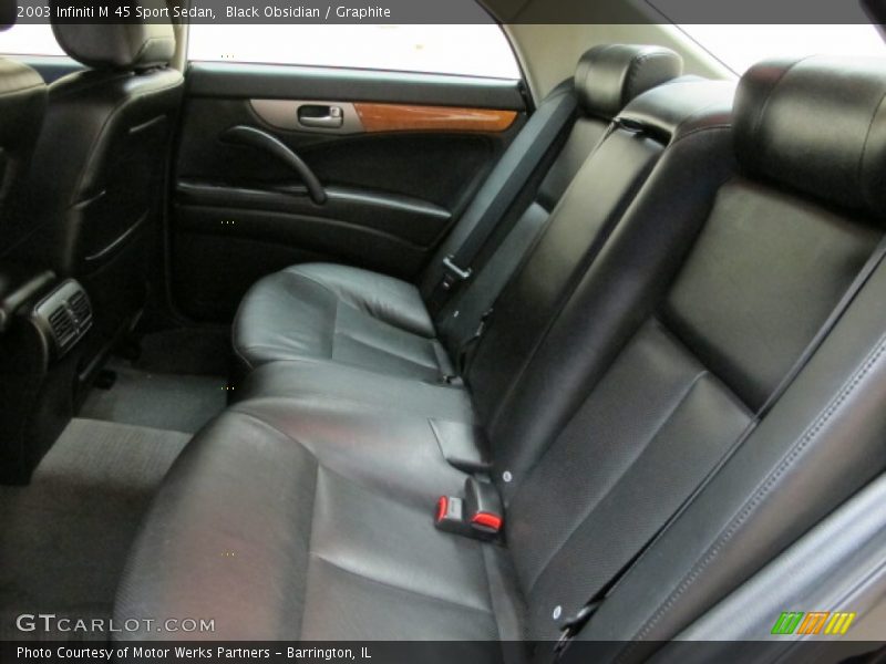 Black Obsidian / Graphite 2003 Infiniti M 45 Sport Sedan