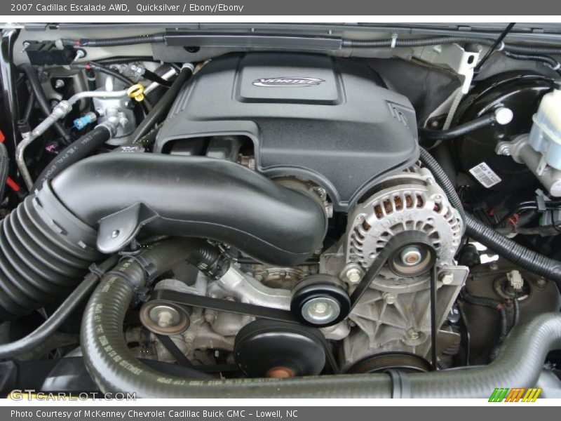 Quicksilver / Ebony/Ebony 2007 Cadillac Escalade AWD