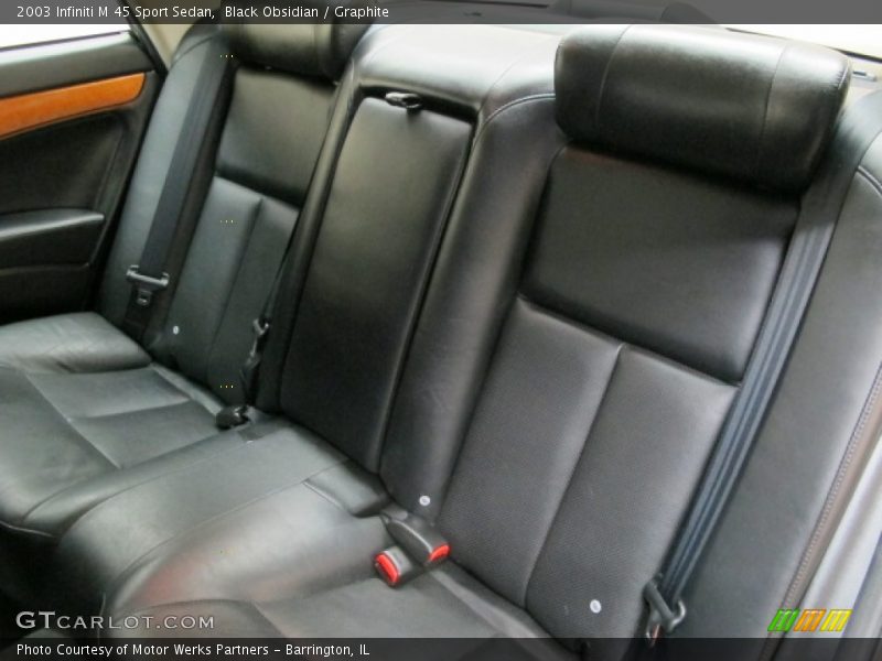 Black Obsidian / Graphite 2003 Infiniti M 45 Sport Sedan