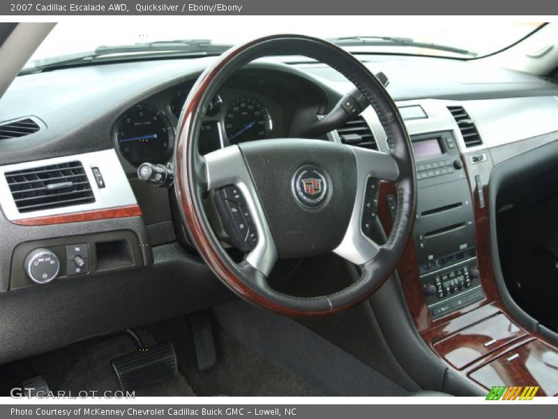 Quicksilver / Ebony/Ebony 2007 Cadillac Escalade AWD