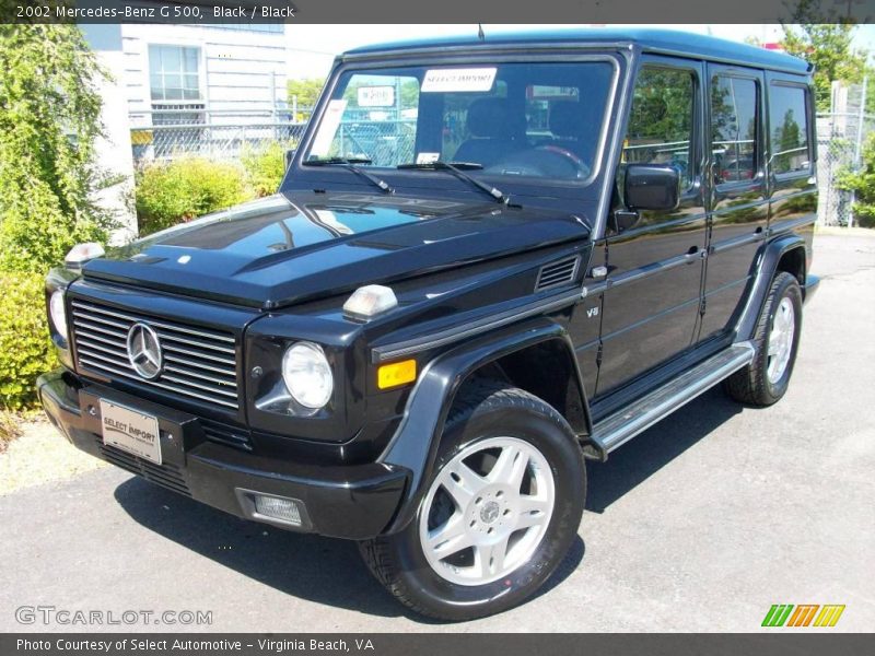 Black / Black 2002 Mercedes-Benz G 500
