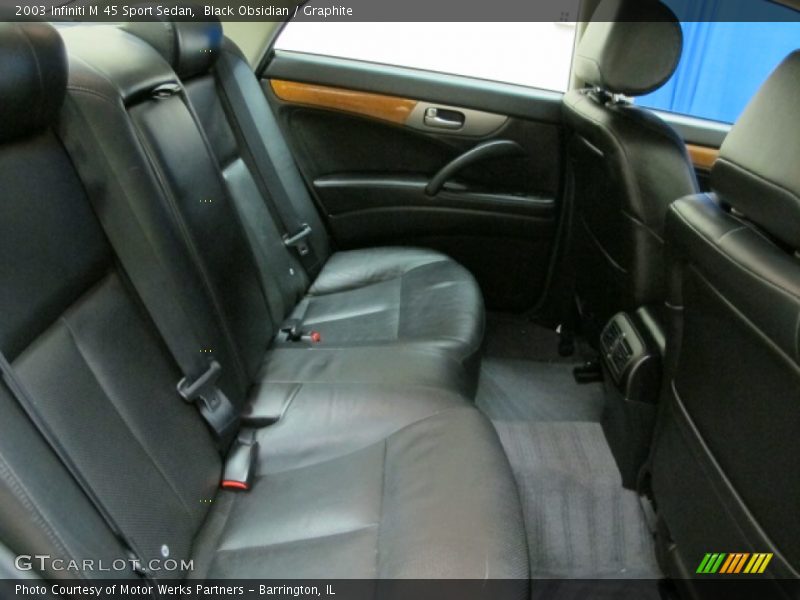 Black Obsidian / Graphite 2003 Infiniti M 45 Sport Sedan