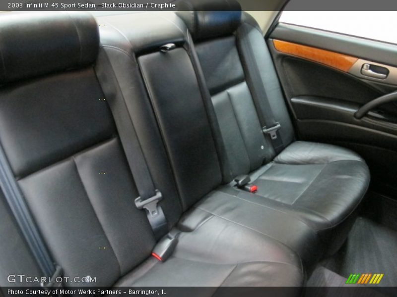 Black Obsidian / Graphite 2003 Infiniti M 45 Sport Sedan