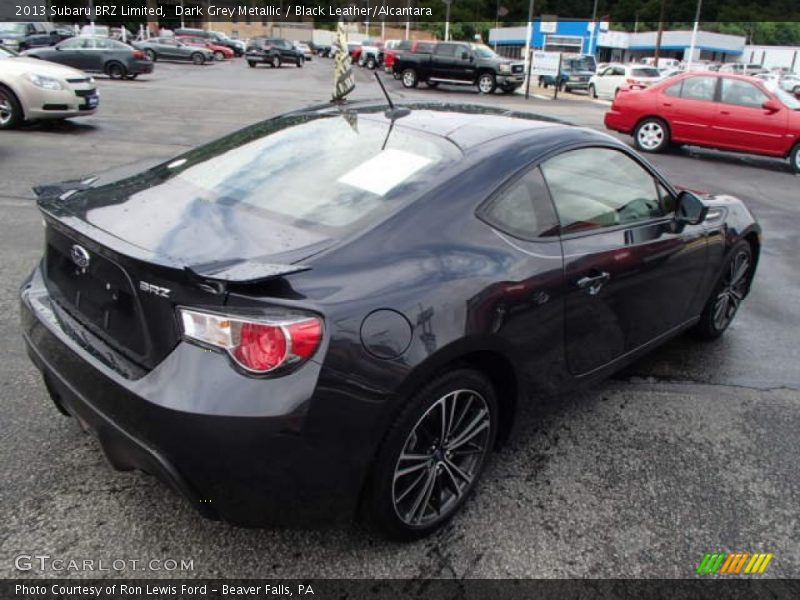 Dark Grey Metallic / Black Leather/Alcantara 2013 Subaru BRZ Limited