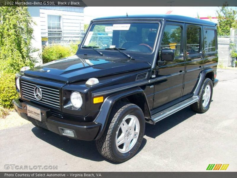 Black / Black 2002 Mercedes-Benz G 500