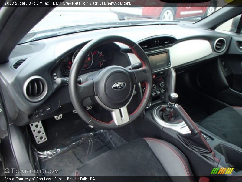 Dark Grey Metallic / Black Leather/Alcantara 2013 Subaru BRZ Limited