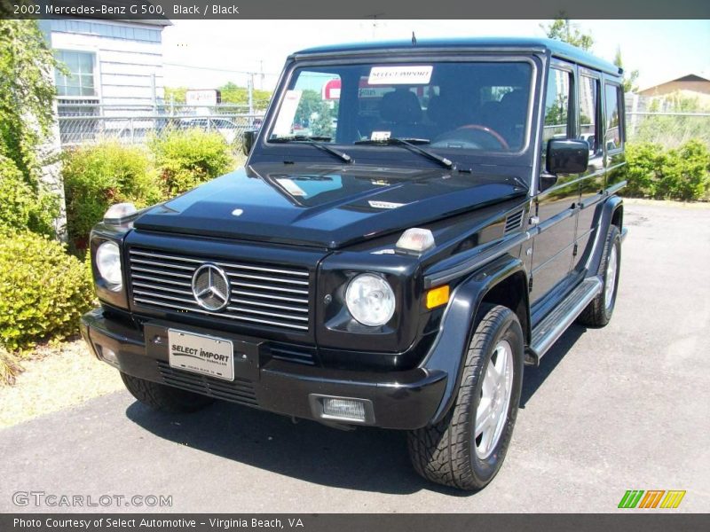 Black / Black 2002 Mercedes-Benz G 500