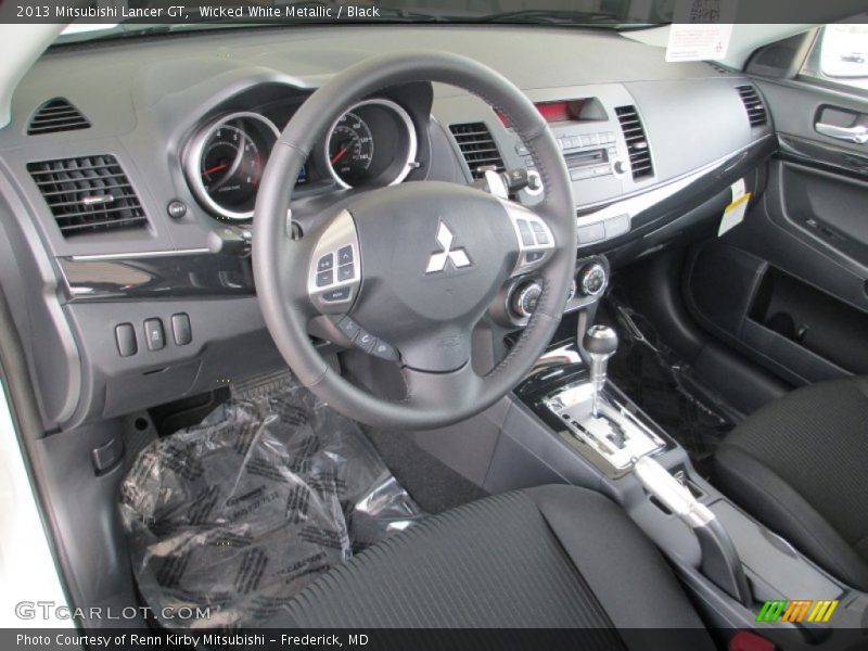 Black Interior - 2013 Lancer GT 