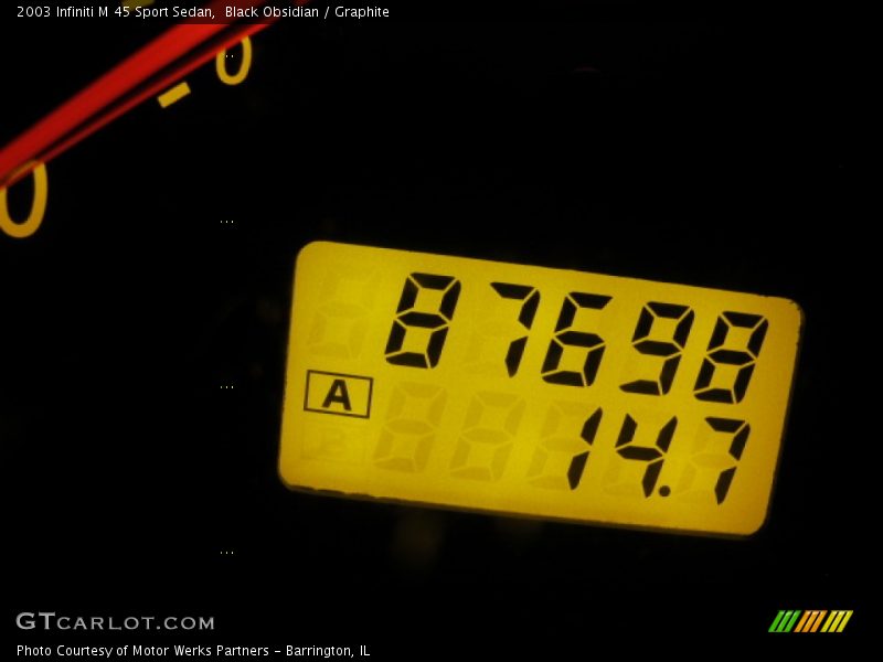 Black Obsidian / Graphite 2003 Infiniti M 45 Sport Sedan