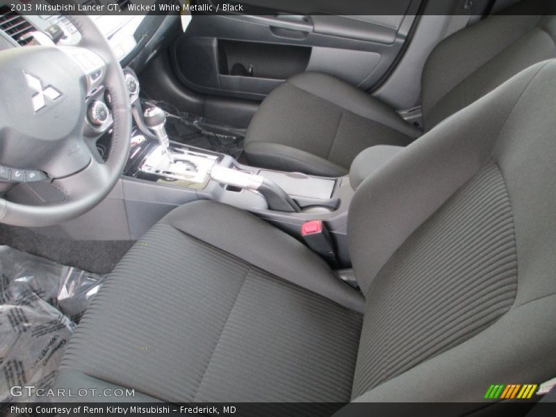 Front Seat of 2013 Lancer GT