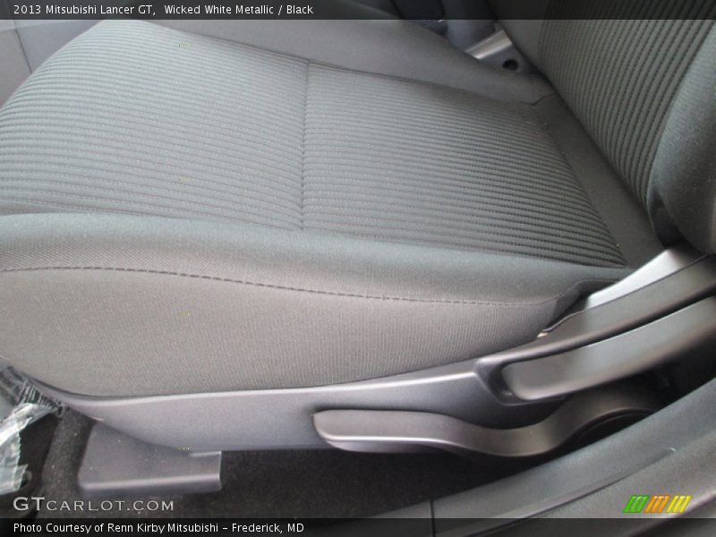 Wicked White Metallic / Black 2013 Mitsubishi Lancer GT
