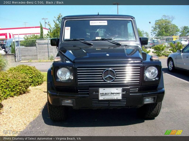 Black / Black 2002 Mercedes-Benz G 500