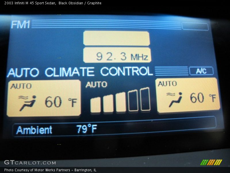 Black Obsidian / Graphite 2003 Infiniti M 45 Sport Sedan