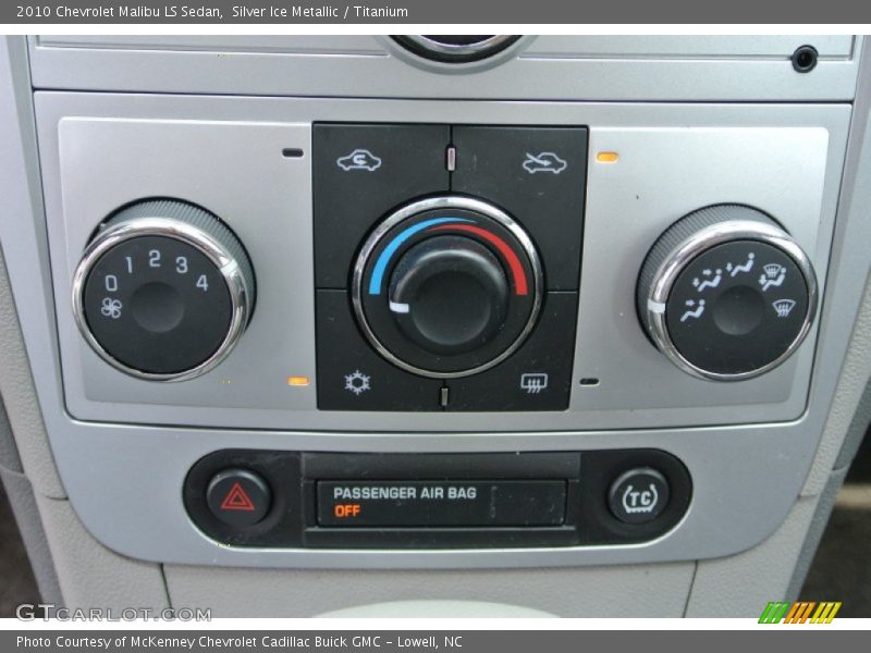 Controls of 2010 Malibu LS Sedan