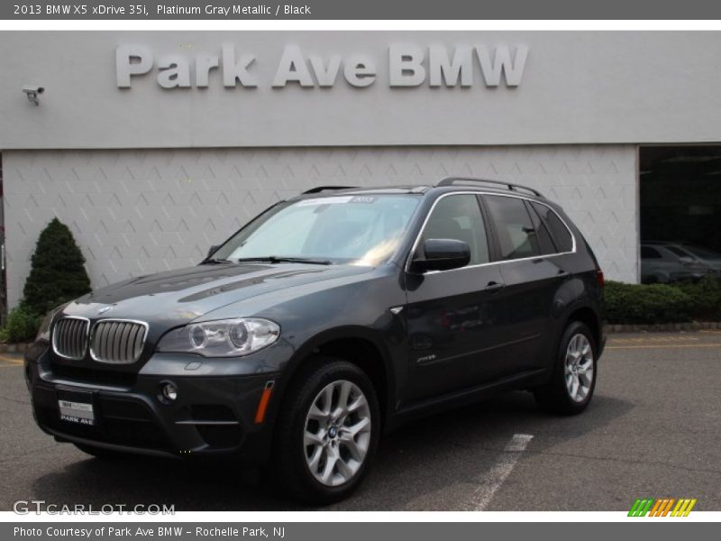 Platinum Gray Metallic / Black 2013 BMW X5 xDrive 35i