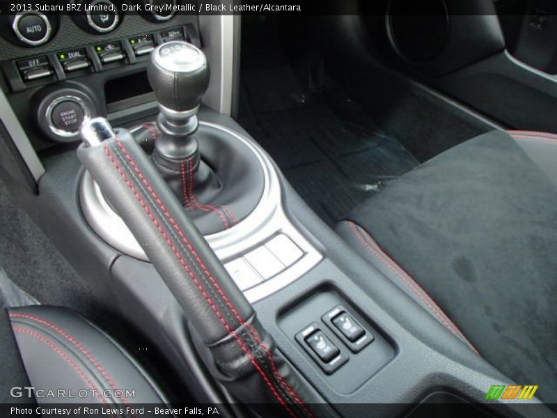 Dark Grey Metallic / Black Leather/Alcantara 2013 Subaru BRZ Limited