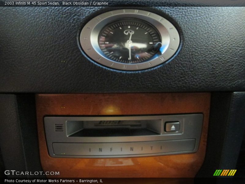 Black Obsidian / Graphite 2003 Infiniti M 45 Sport Sedan