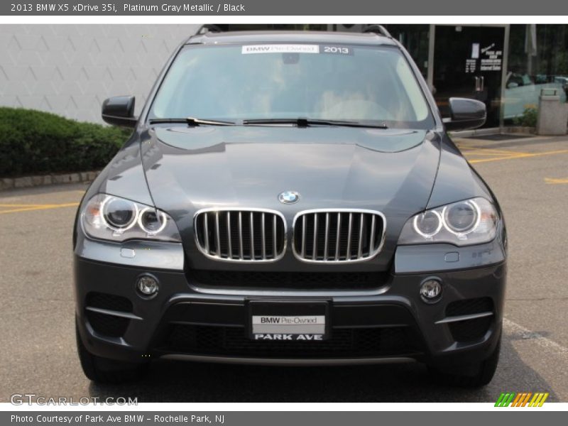 Platinum Gray Metallic / Black 2013 BMW X5 xDrive 35i
