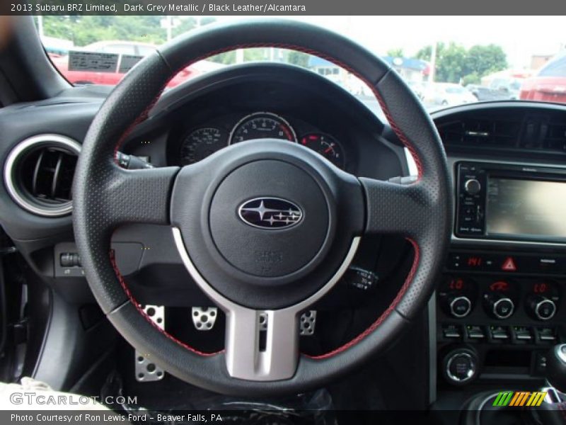 Dark Grey Metallic / Black Leather/Alcantara 2013 Subaru BRZ Limited