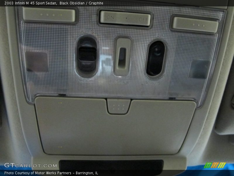 Black Obsidian / Graphite 2003 Infiniti M 45 Sport Sedan