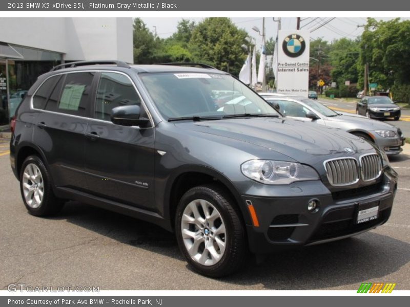 Platinum Gray Metallic / Black 2013 BMW X5 xDrive 35i