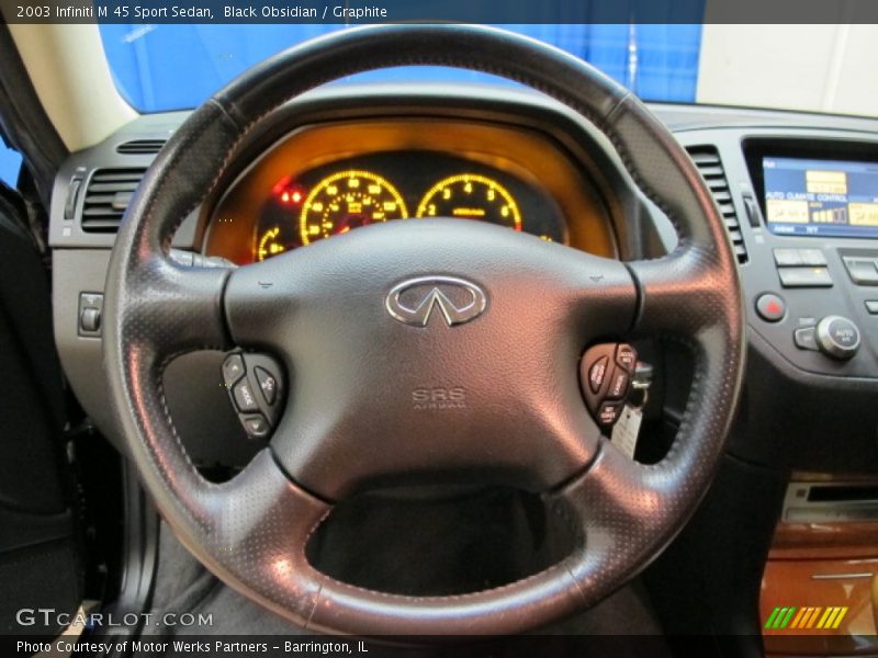 Black Obsidian / Graphite 2003 Infiniti M 45 Sport Sedan