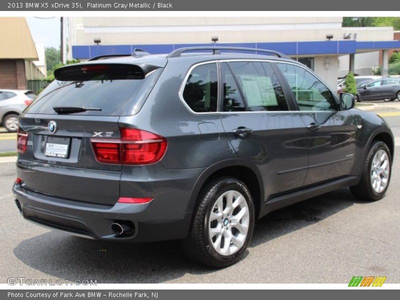 Platinum Gray Metallic / Black 2013 BMW X5 xDrive 35i