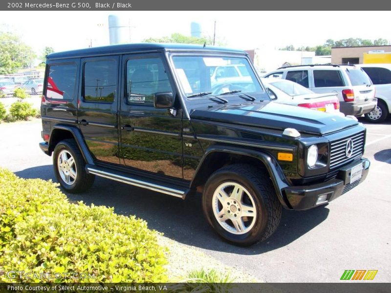 Black / Black 2002 Mercedes-Benz G 500