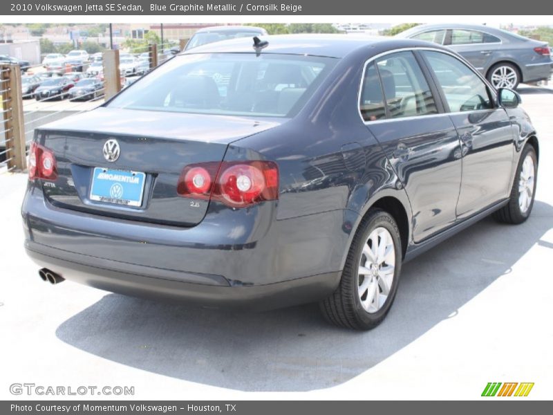 Blue Graphite Metallic / Cornsilk Beige 2010 Volkswagen Jetta SE Sedan