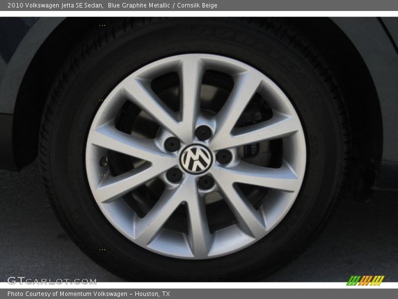 Blue Graphite Metallic / Cornsilk Beige 2010 Volkswagen Jetta SE Sedan